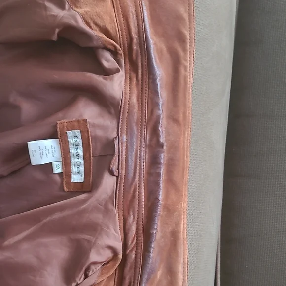 Coldwater Creek Tan Suede Jacket - Picture 3 of 3